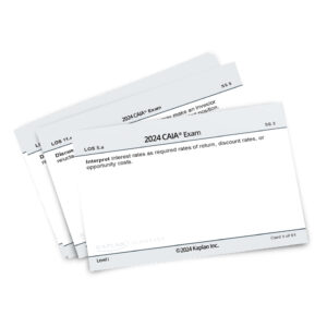 CAIA Level I Schweser Flashcards (Addon)